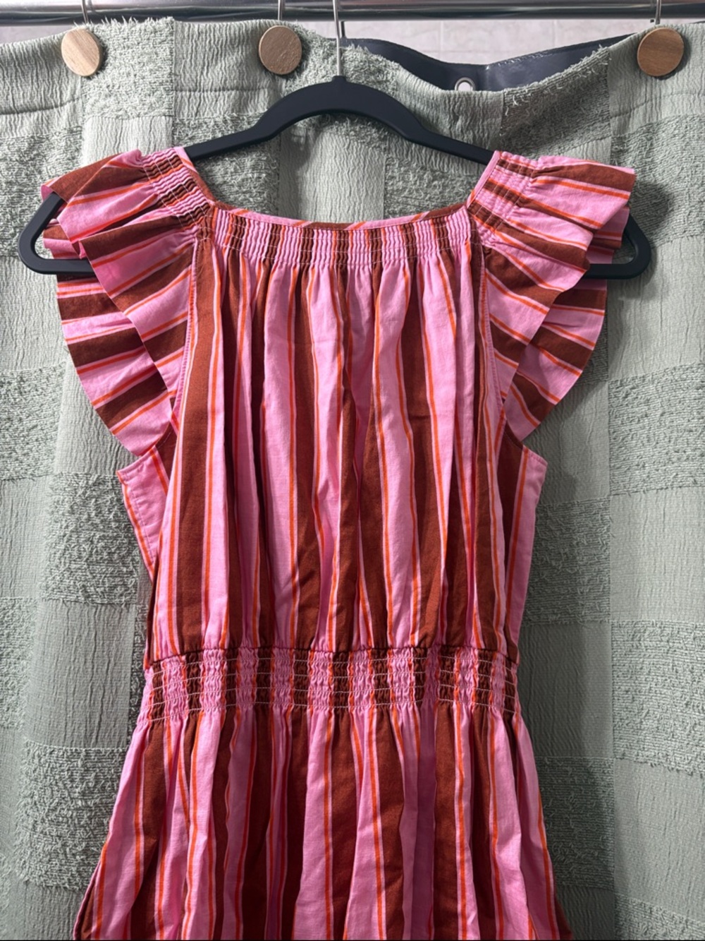 kate spade Pink and Rust Striped Sundress - Picture 9 of 10